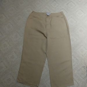 Linen cropped pants